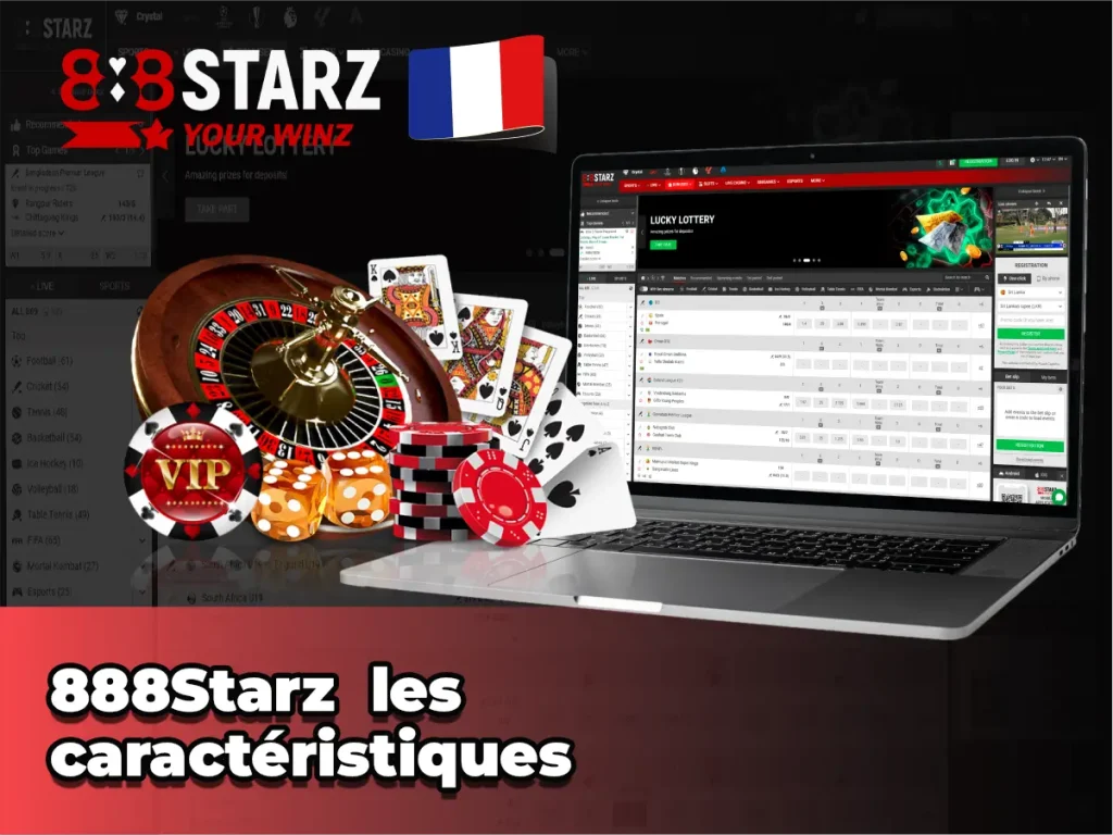 888Starz  les caractéristiques